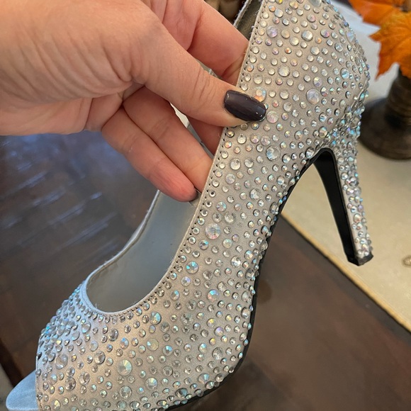 Dressy, Rhinestone heels - Picture 3 of 6